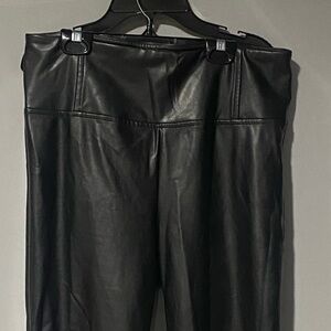 Badgley Mischka Studio Black Faux Leather